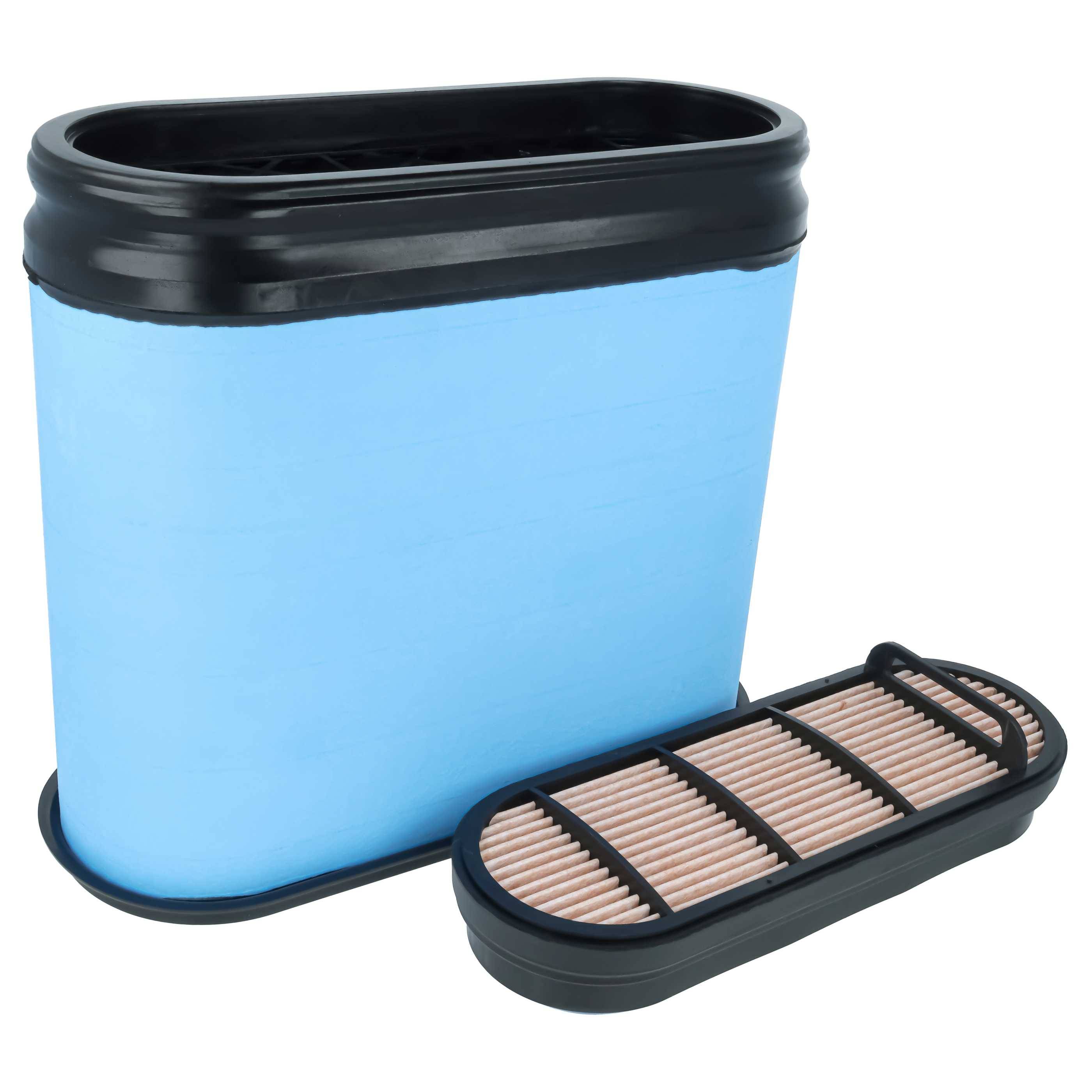 vhbw Filter kompatibel mit John Deere 7425 6068T Traktor - 1x Luftfilter 32,7 x 12,3 x 28,3 cm