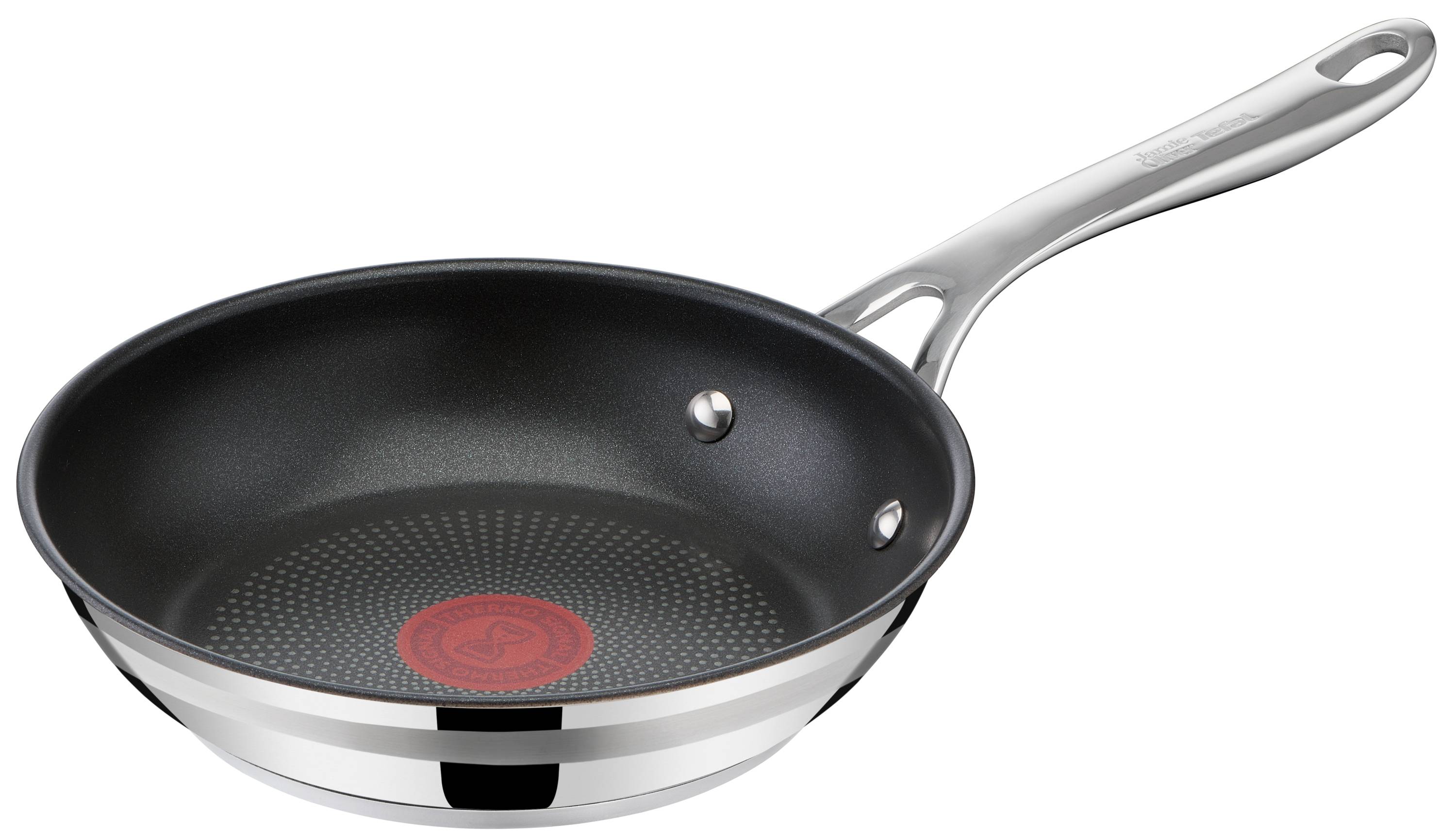 Tefal Jamie Oliver E31002, Allzweckpfanne, Edelstahl, Edelstahl, Titan, Edelstahl, Glas