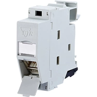 Metz Connect 130B127003-E Netzwerkdose Hutschiene CAT 6a Lichtgrau (RAL 7035) Metz Connect 130B127003-E Netzwerkdose Hutschiene CAT 6a Lichtgrau (RAL 7035)