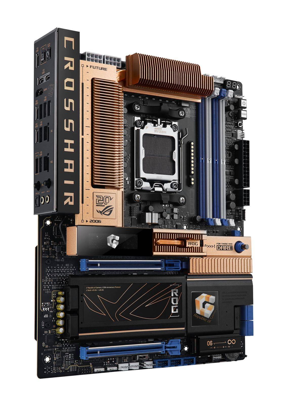 ROG CROSSHAIR 2006 - Motherboard - ATX - Socket AM5 - AMD X870E Chipsatz - USB4,