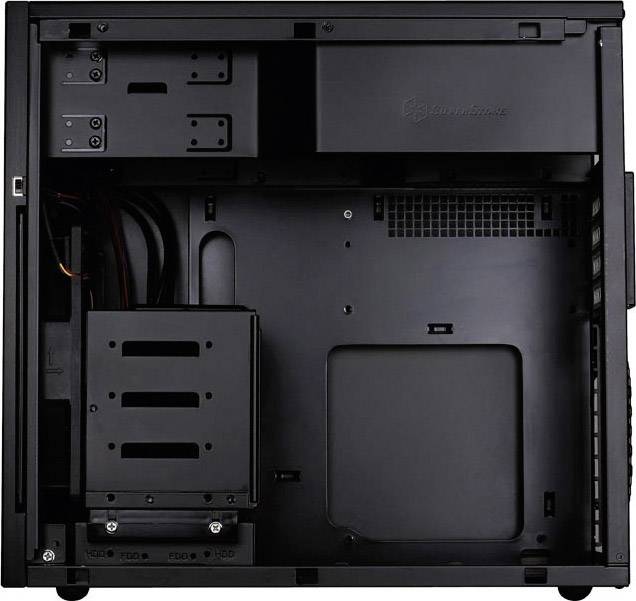 Silverstone TJ08B-E Midi-Tower PC-Gehäuse Schwarz
