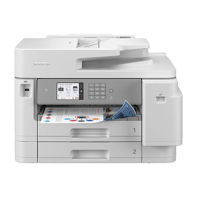 Brother MFC-J5955DW, Tintenstrahl, Farbdruck, 1200 x 4800 DPI, A3, Direktdruck, Weiß