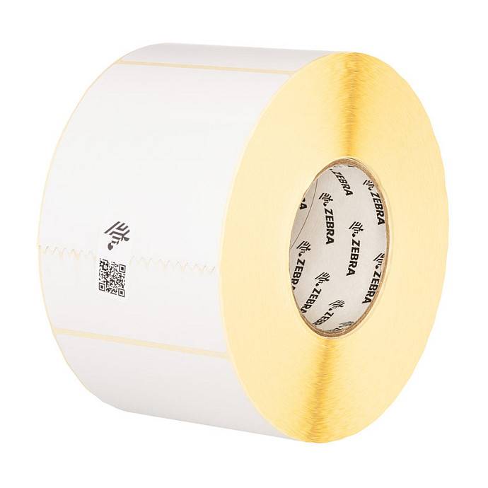 Zebra Z-Select 2000T - Matt - permanenter Acrylklebstoff - beschichtet - perforiert - 6,3 mil - weiß - 51 x 25 mm 20640