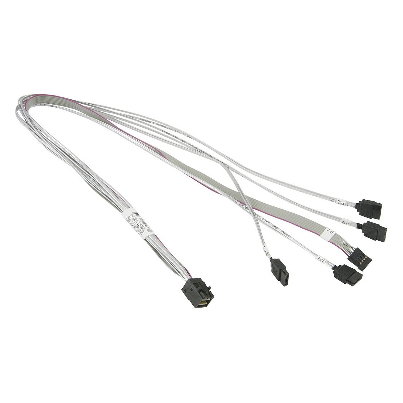 Supermicro MiniSAS HD / 4 SATA 0.7 m Kabel & Adapter Computer HDD-/ SSD-Kabel