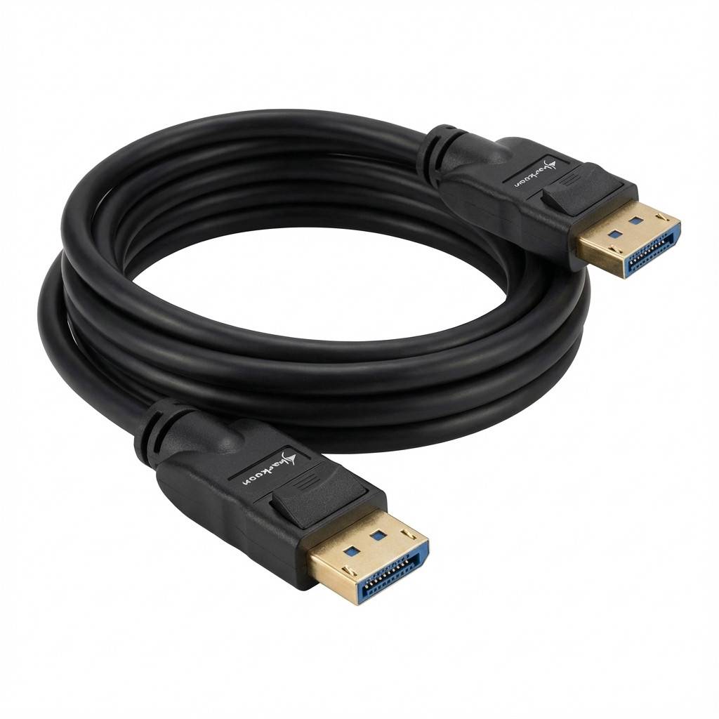 Sharkoon Kabel Displayport St-St 4K schwarz - Kabel - Digital/Display/Video