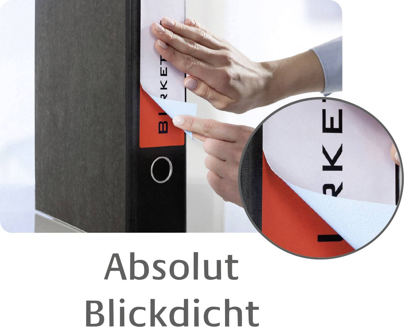 Avery-Zweckform L4758-25 Etiketten 38 x 297 mm Papier Weiß 150 St. Permanent haftend Ordner-Etiketten 30 Blatt DIN A4