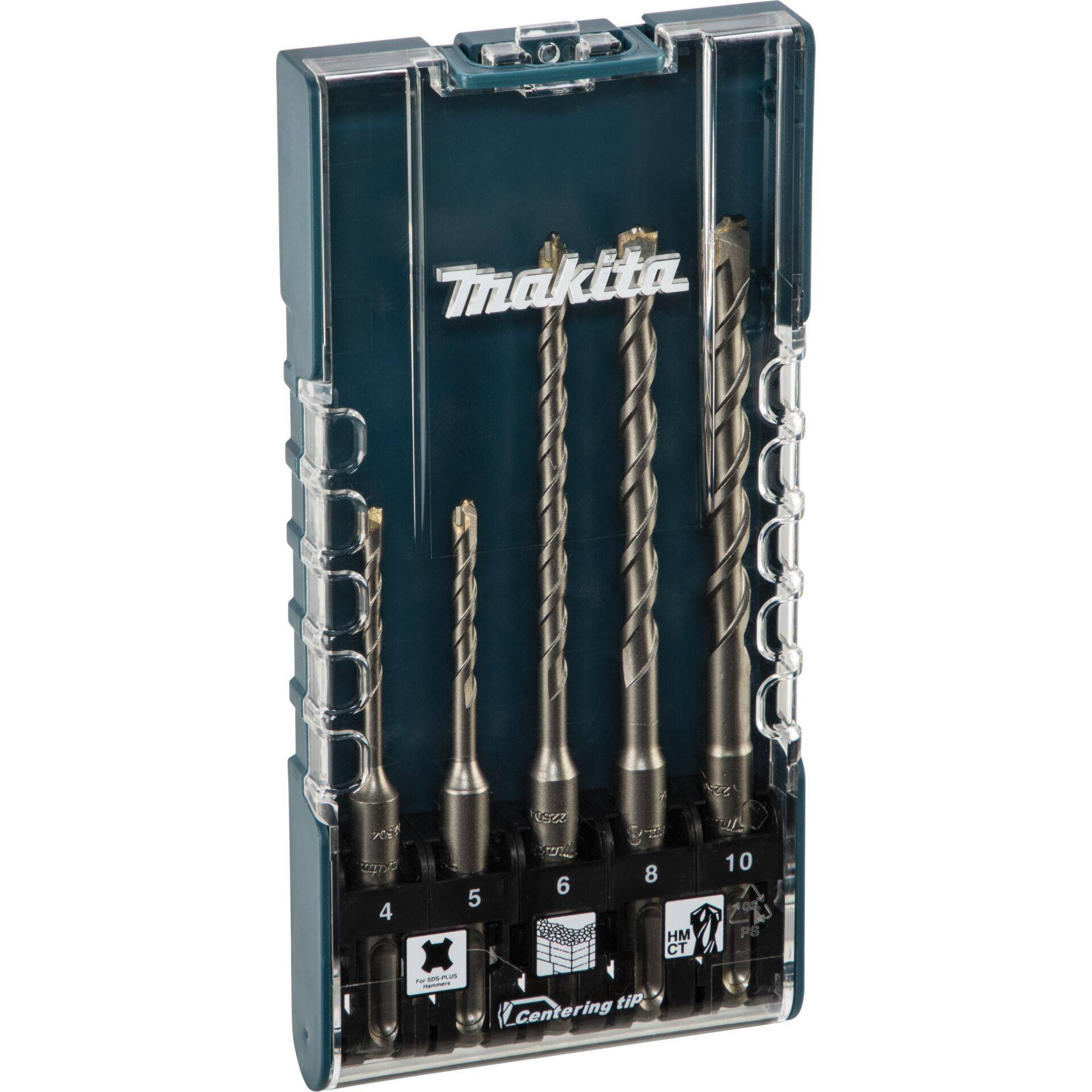Makita E-15718 SDS-PLUS Steinbohrer-Set 5tlg.