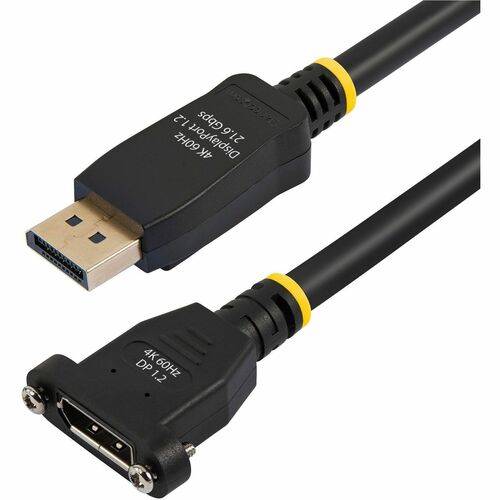 StarTech.com 3 ft. (0.9 m) Displayport Male to Female Cable - Mounting - Latched