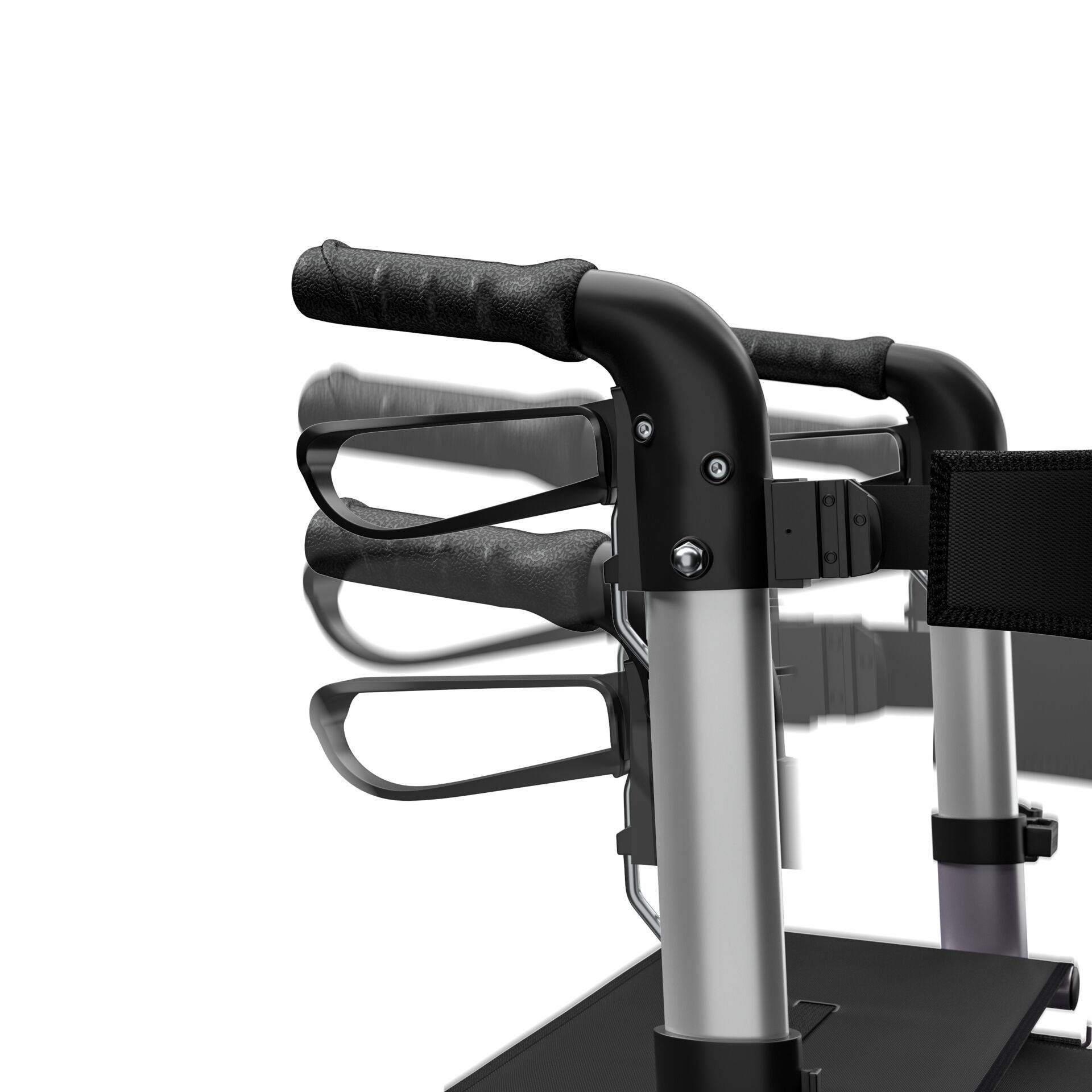 Weinberger Aluminium-Rollator 3-fach faltbar