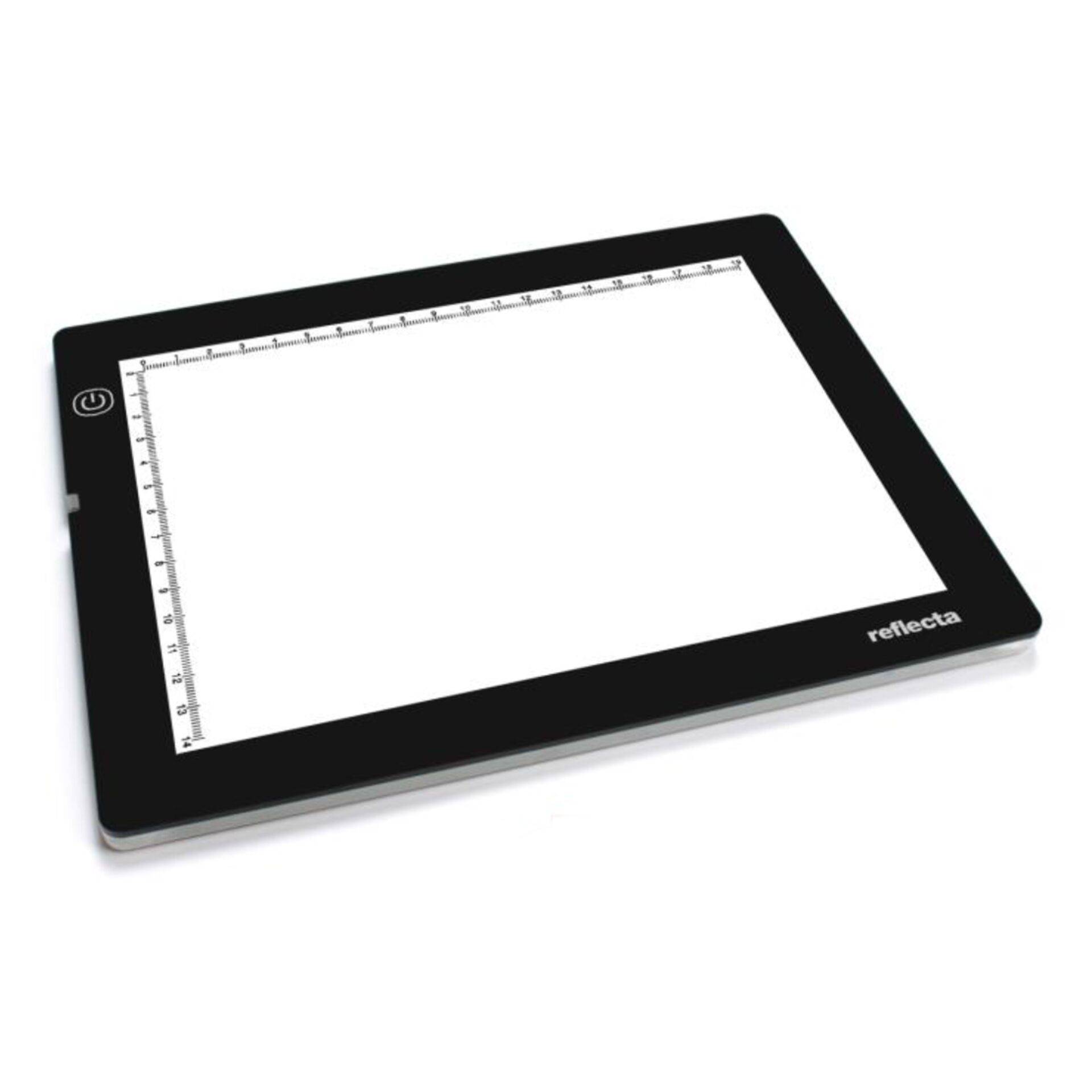 Reflecta LED Light Pad A5 Super Slim, Schwarz, Einzelbilderrahmen, 19 x 14 cm, Rechteckig, LED, Gleichstrom