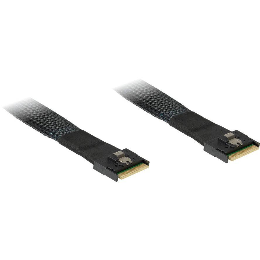 Inter-Tech Internes SAS-Kabel - SAS 24Gbit/s - 8i Slim SAS (SFF-8654)