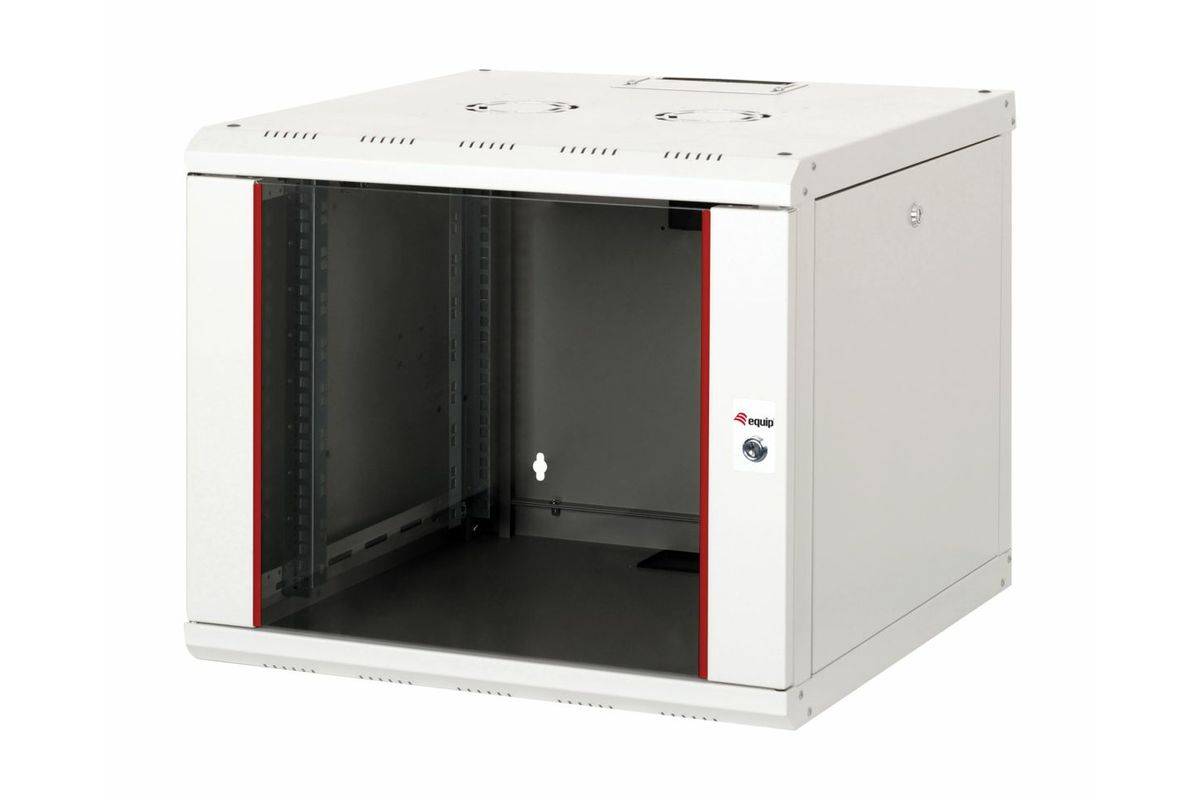 Equip Pro Mount - Schrank Netzwerkschrank - 600x600 mm, mit Glastür, abnehmbare und abschließbare Paneele, montiert - ge
