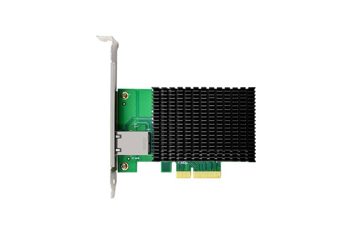 10-Gigabit PCIe-Netzwerkkarte, 1xRJ45 Aktive Netzwerkkomponenten Netzwerkkarte GNC-0210