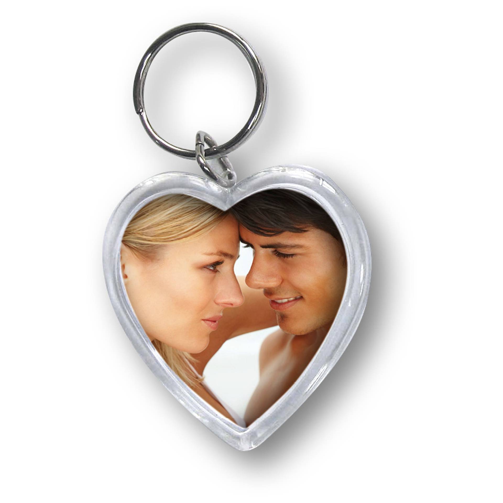 ZEP - 1x24 Photo Keychain 4x3.8 Kunststoff Heart 7360PD