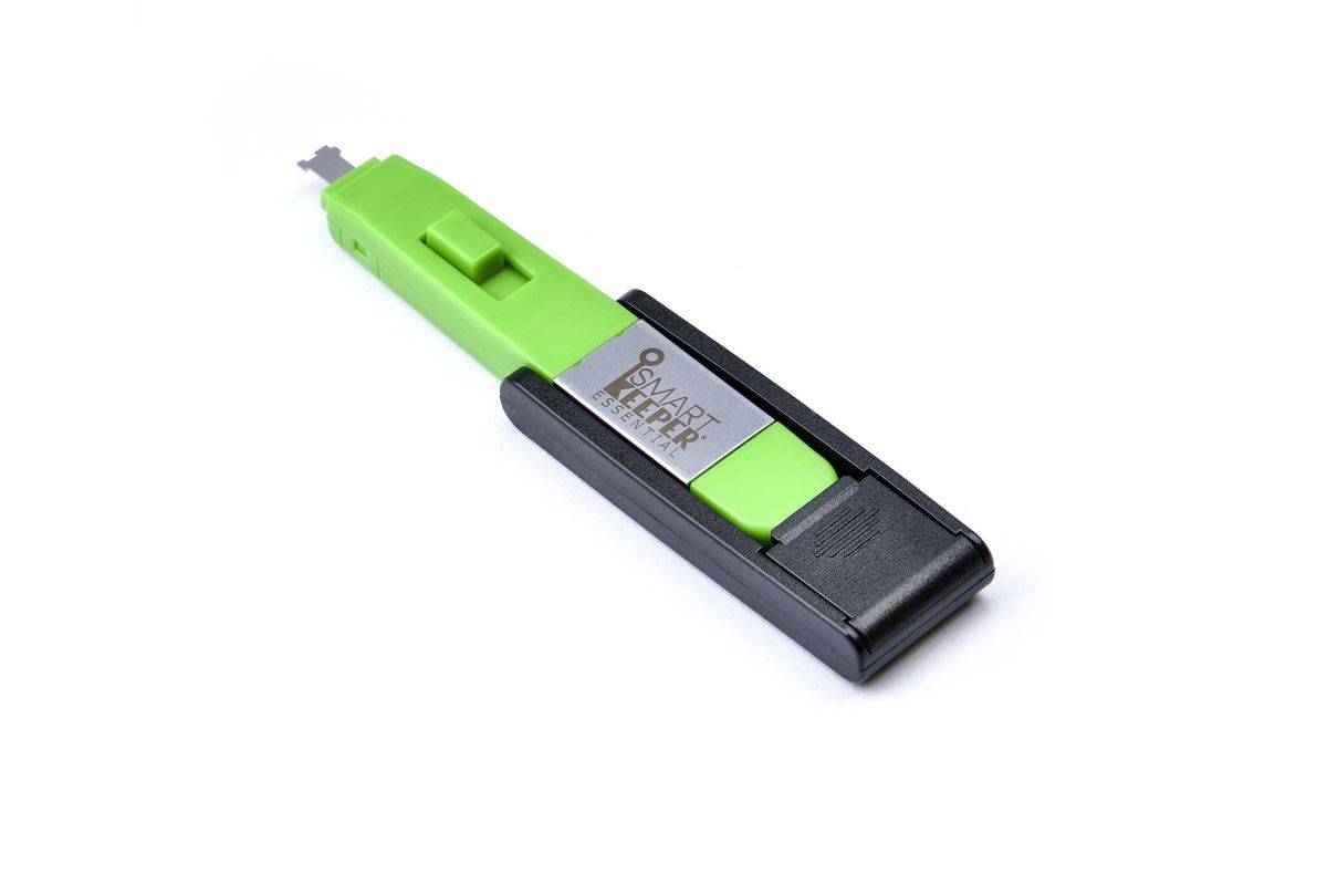 SMART KEEPER - Mini""MiniDisplayPort"" Blocker grün 4 Stk.+Key