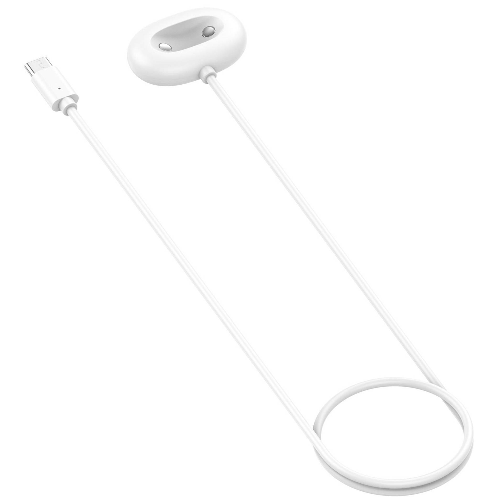Ladekabel für Google Pixel Watch 4 USB C magnetisch mit Ladebase 1 Meter Weiß