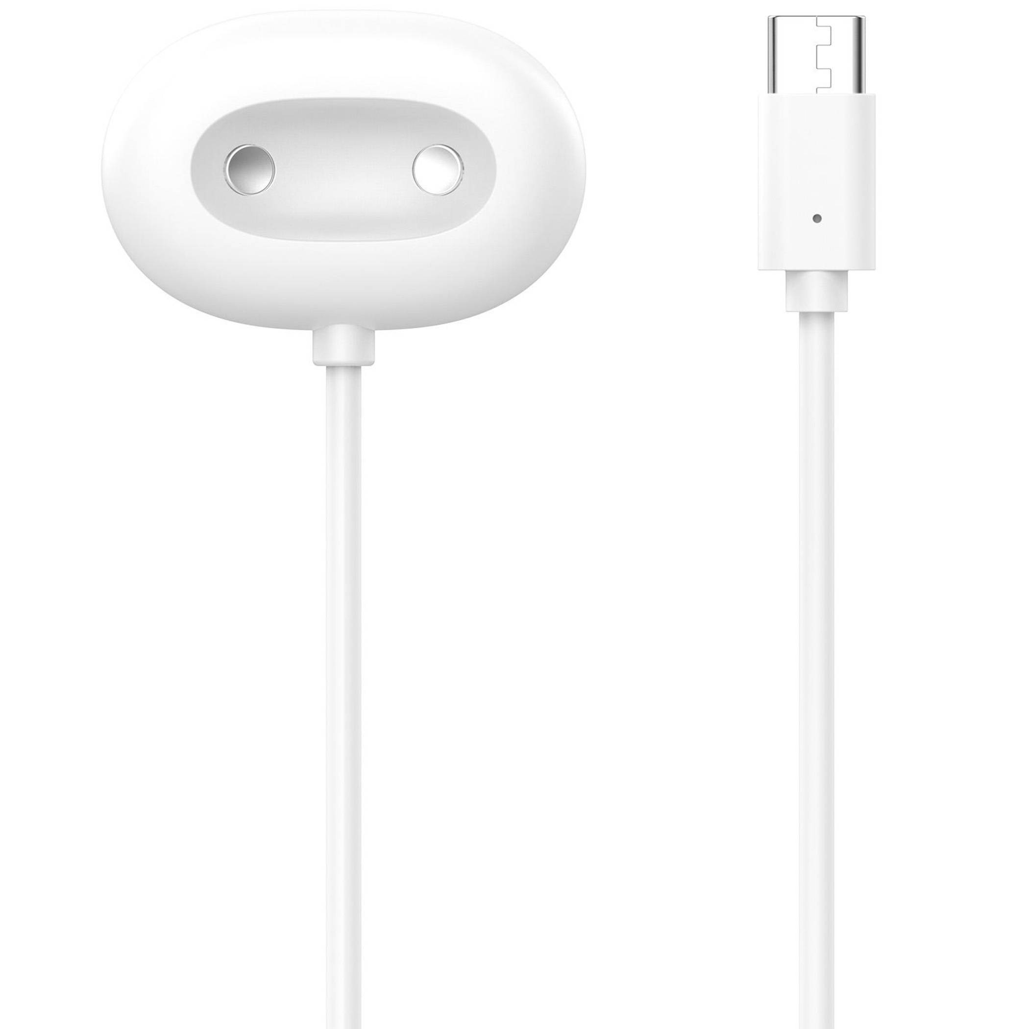 Ladekabel für Google Pixel Watch 4 USB C magnetisch mit Ladebase 1 Meter Weiß