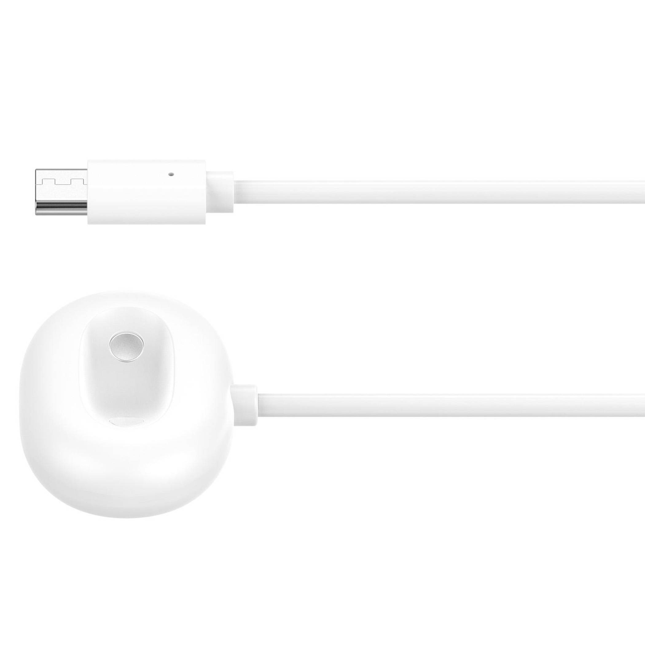 Ladekabel für Google Pixel Watch 4 USB C magnetisch mit Ladebase 1 Meter Weiß