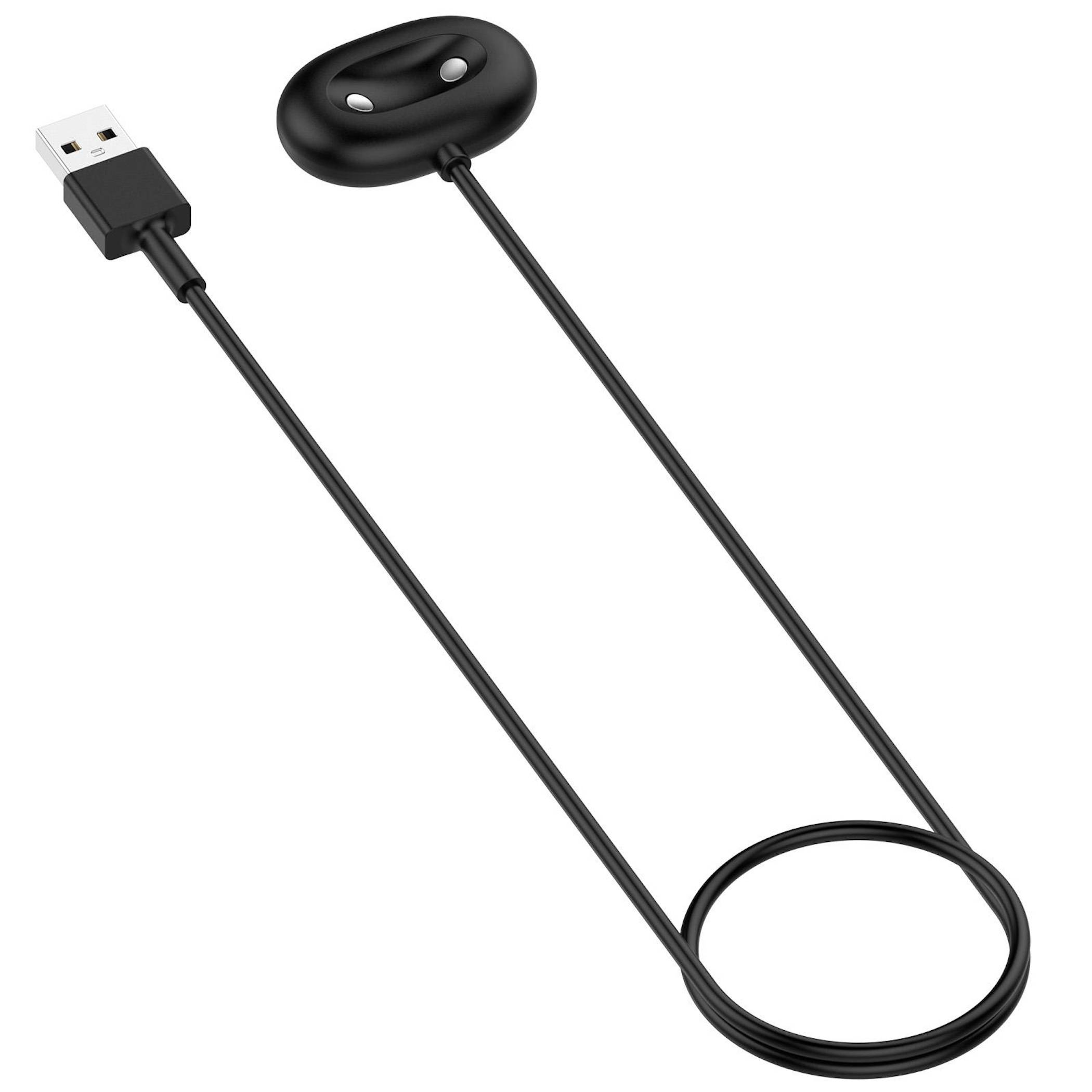 Ladekabel für Google Pixel Watch 4 USB A magnetisch mit Ladebase 1 Meter Schwarz