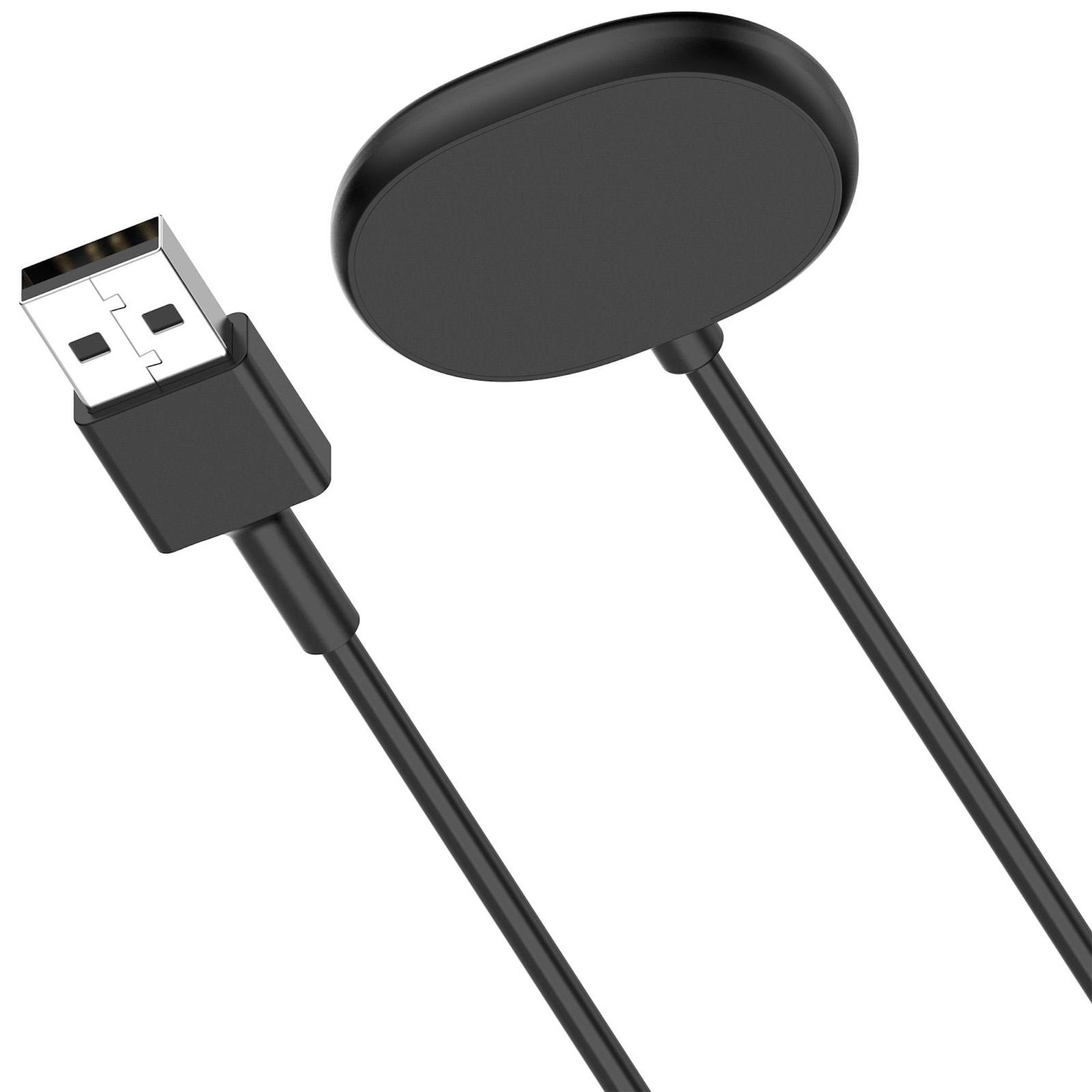 Ladekabel für Google Pixel Watch 4 USB A magnetisch mit Ladebase 1 Meter Schwarz