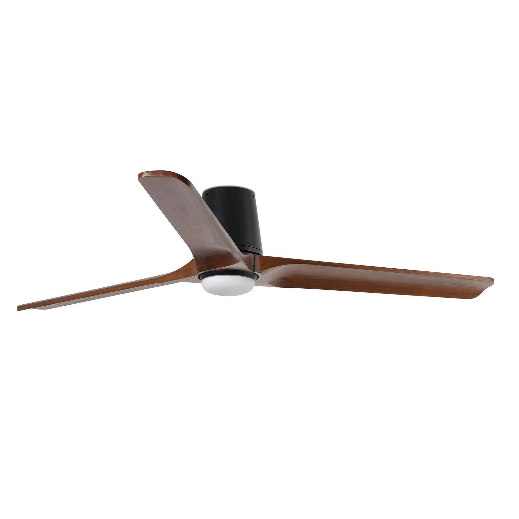DC Deckenventilator Heywood Tub L Schwarz mit LED