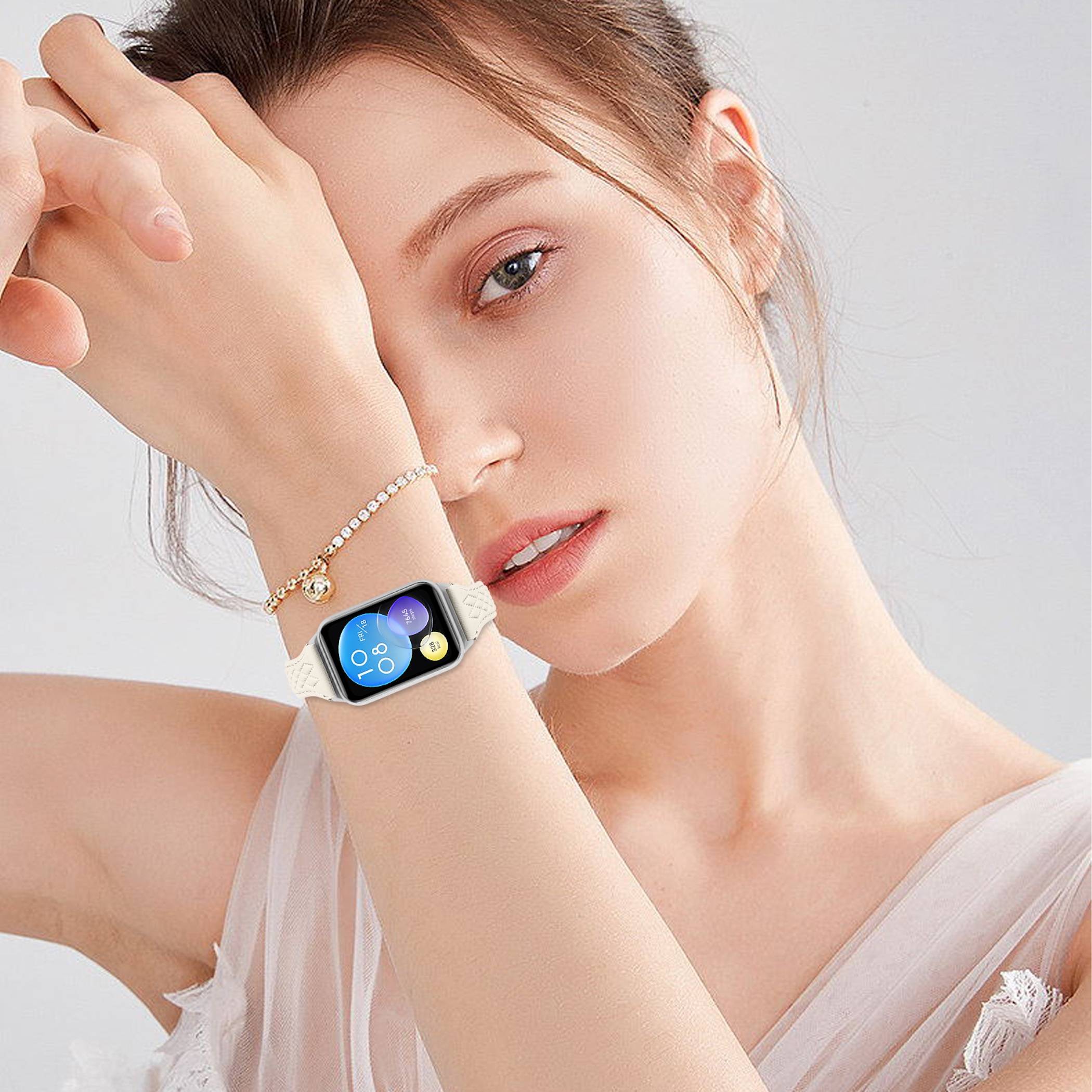 Smartwatch Armband Leder für Xiaomi Smart Band 10 Pro / Redmi Watch 6 Schnalle