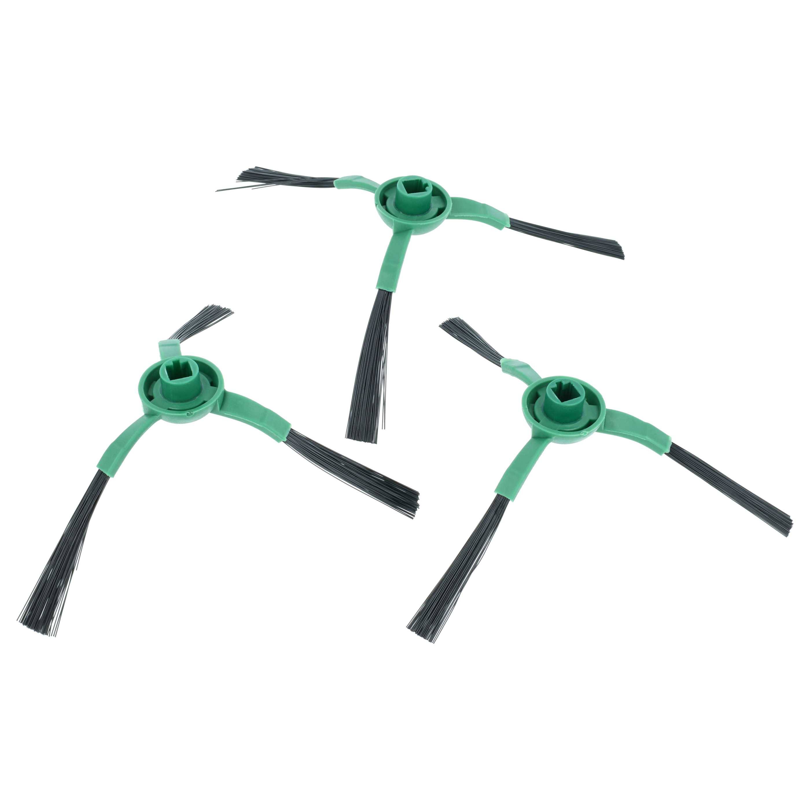 vhbw 3x Seitenbürste kompatibel mit iRobot Roomba Combo 705, Q0120, Q0110, Q0520 Saugroboter - Reinigungsbürsten Set