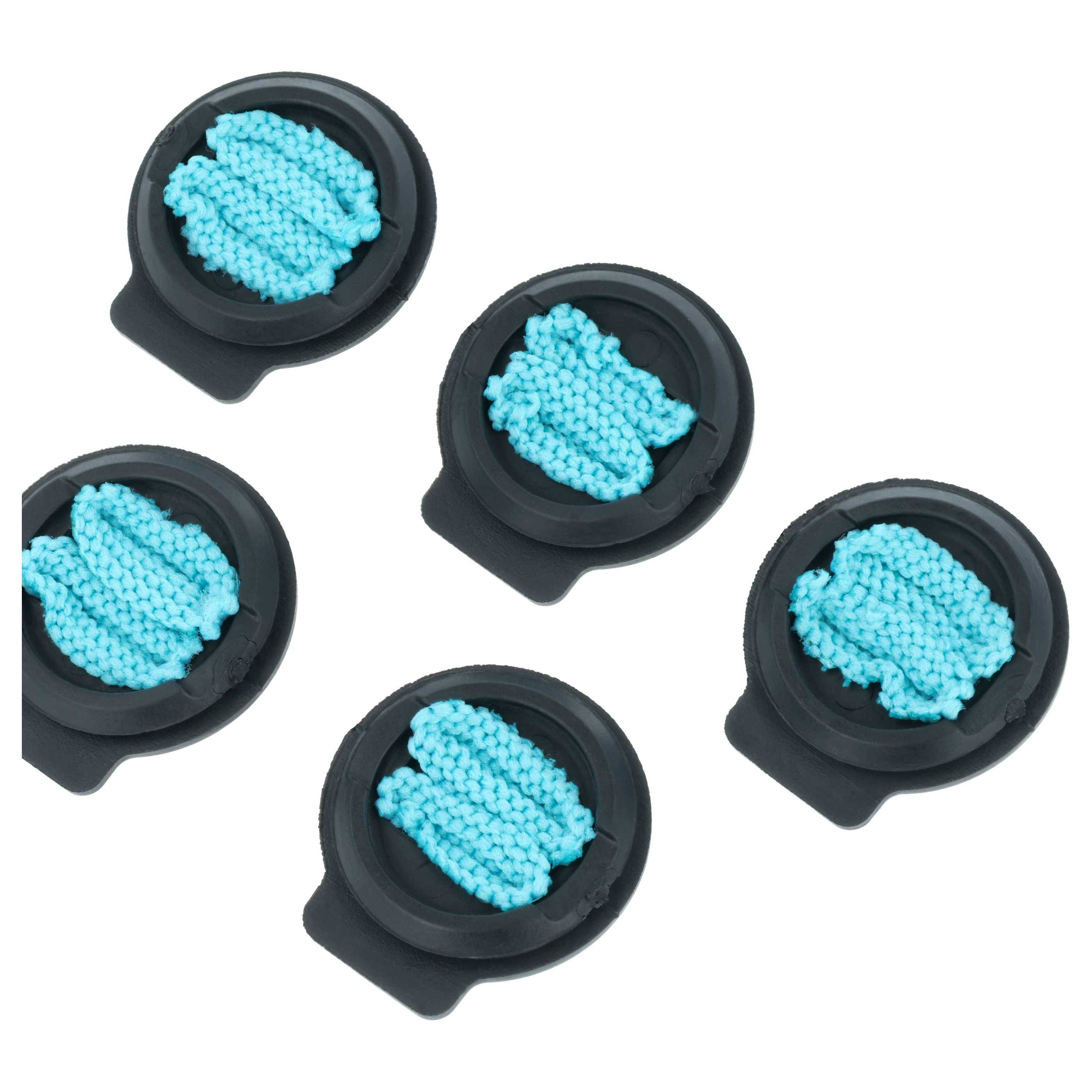 vhbw 5x Docht | Wick Cap kompatibel mit iRobot Roomba Combo J9+, J7+, J7 Saugroboter mit Wischfunktion -