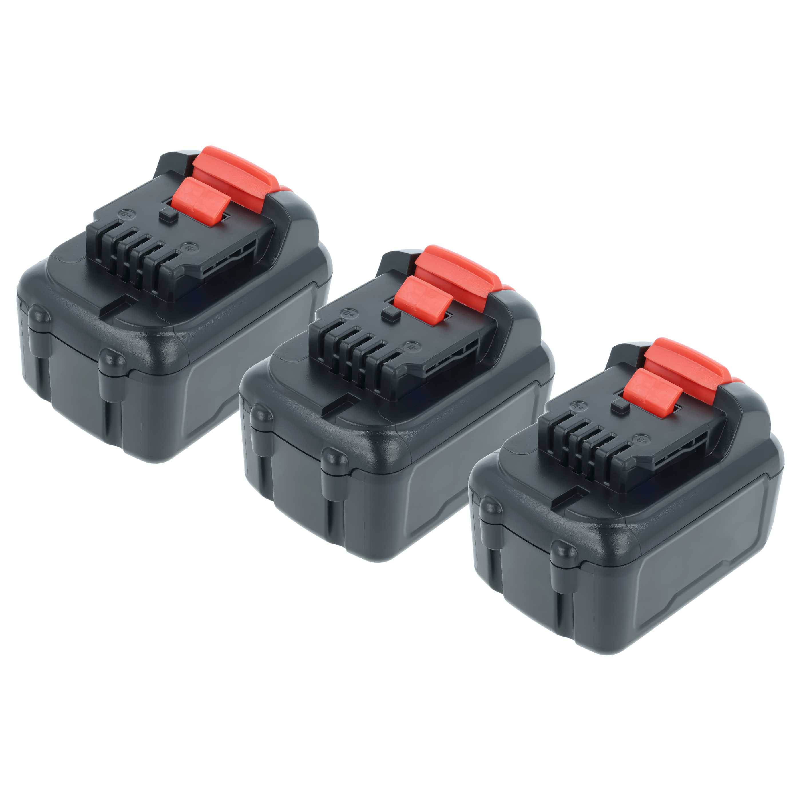 vhbw 3x Akku kompatibel mit Dewalt DCF813D2, DCF815S2, DCF815N, DCF815, DCF813S2, DCF815D2-QW, DCF813N Werkzeug (4000