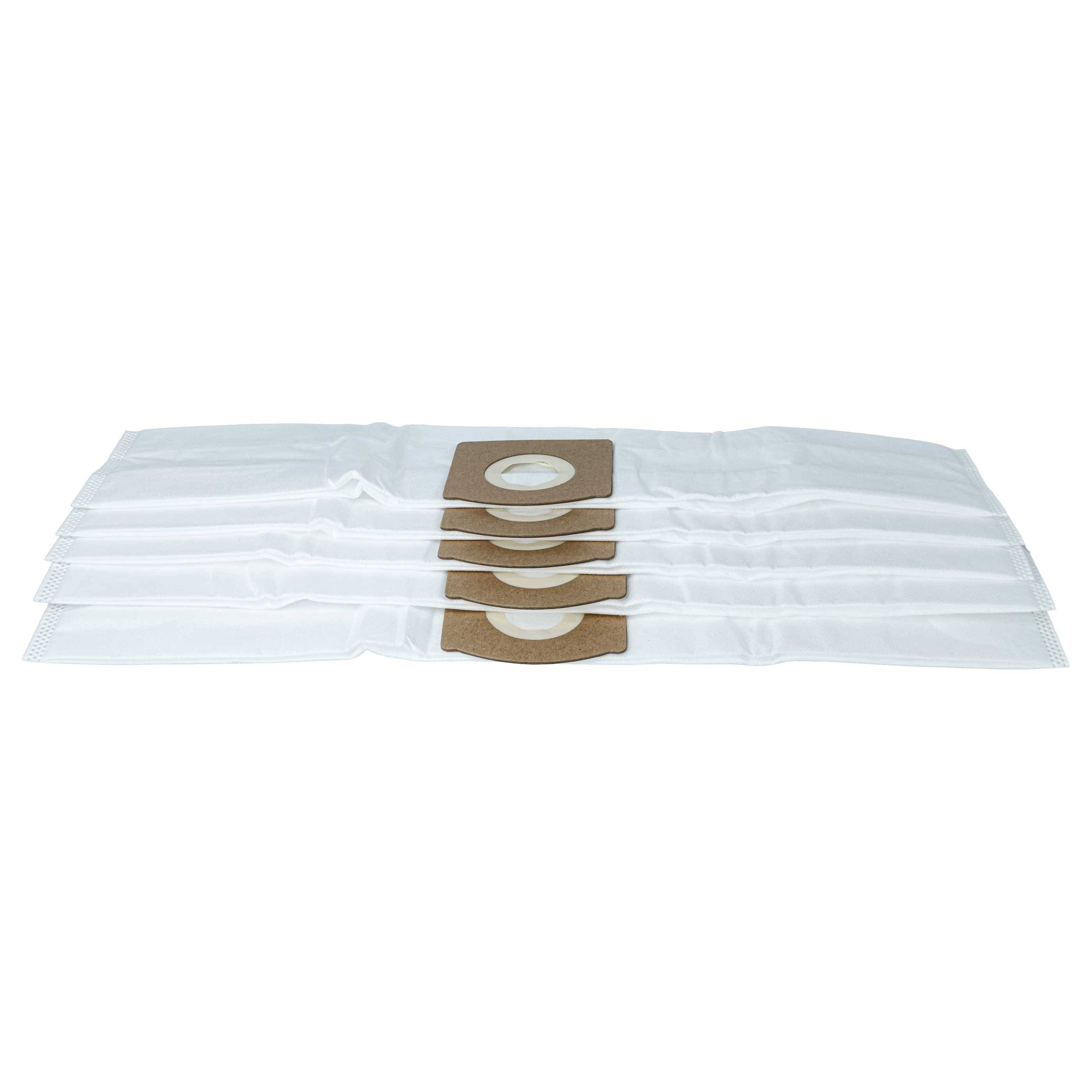vhbw 5x Staubbeutel Ersatz für Kärcher 2.863-297.0, KFI 117, 2.863-325.0 für Staubsauger - 55cm x 11cm Weiß
