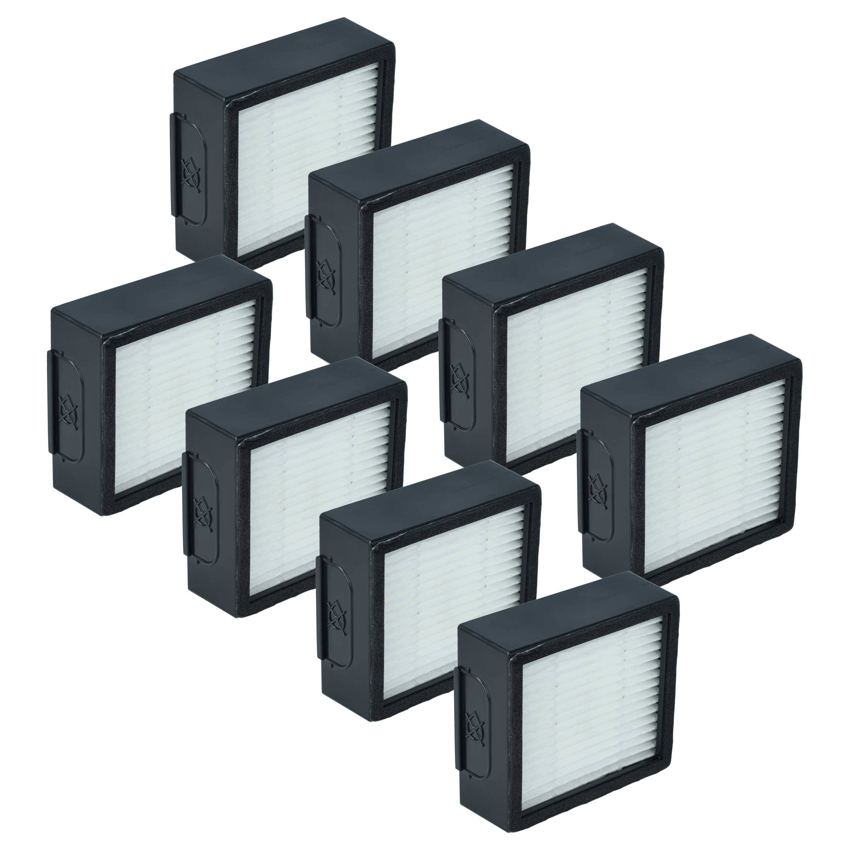 vhbw 8x HEPA-Filter kompatibel mit iRobot Roomba Combo 10Max | J9+, J7+, J7 Saugroboter - Luftfilter