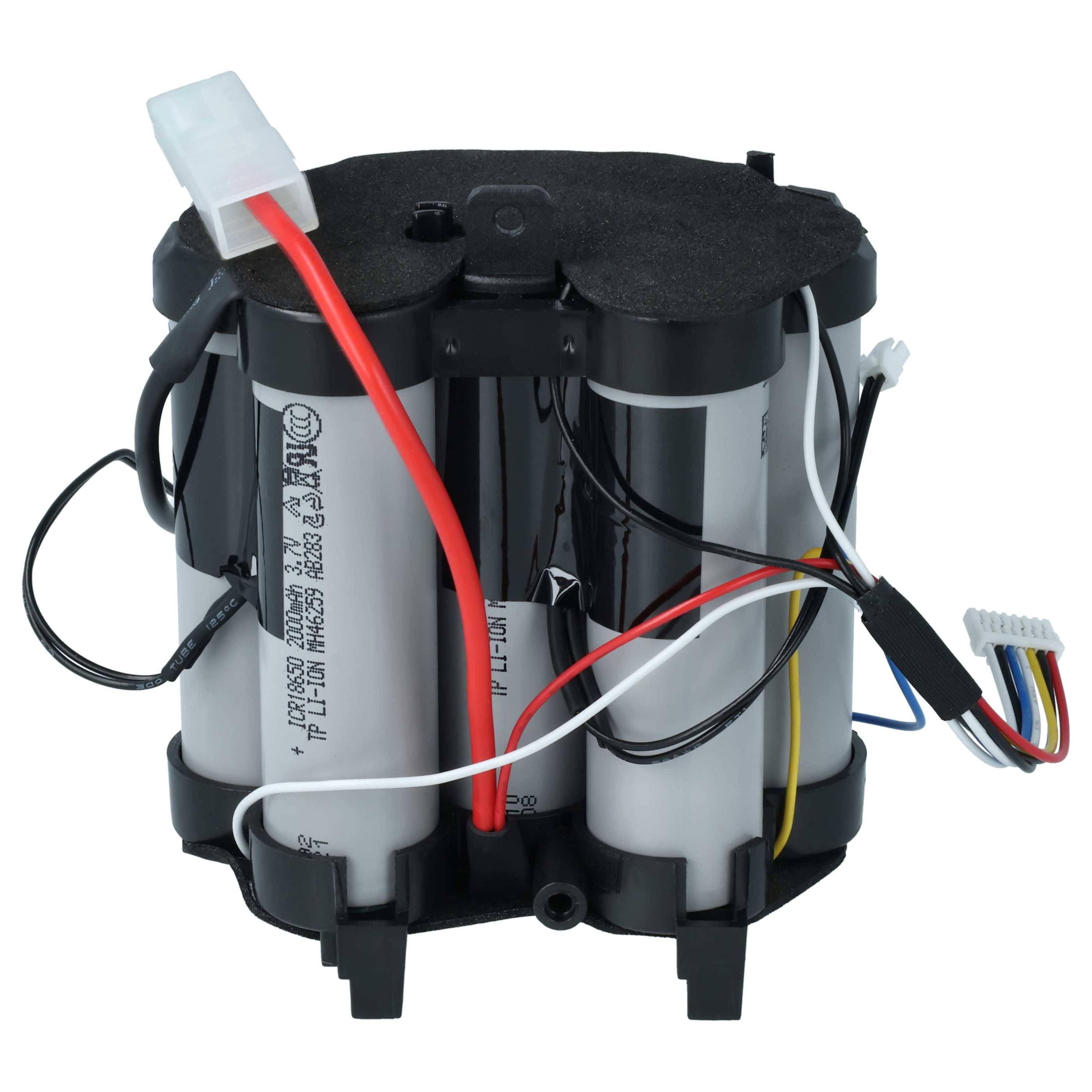 vhbw Akku kompatibel mit AEG QX 9 1 50 IB, QX9-1-ALRG, QX 9 1 ALRG, QX9-1-50IB, QX91ALRG, QX9150IB Staubsauger (2000 mAh