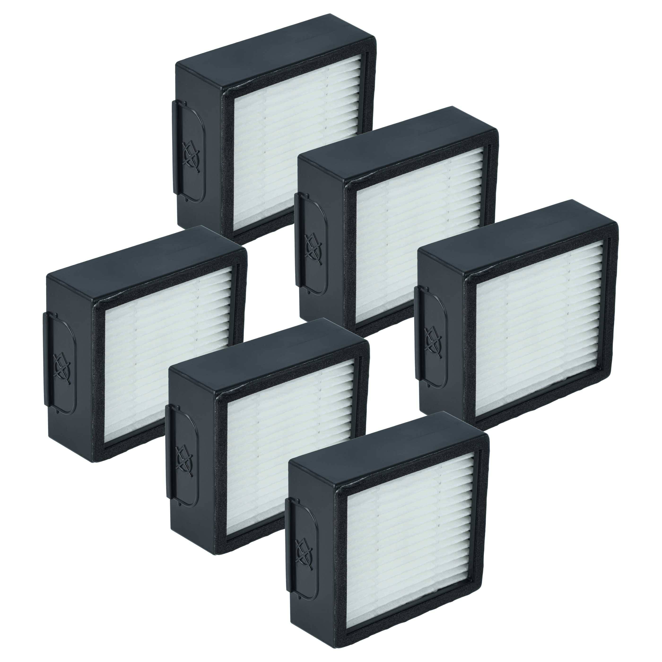 vhbw 6x HEPA-Filter kompatibel mit iRobot Roomba Combo 10Max, J9+, J7+, J7 Saugroboter - Luftfilter