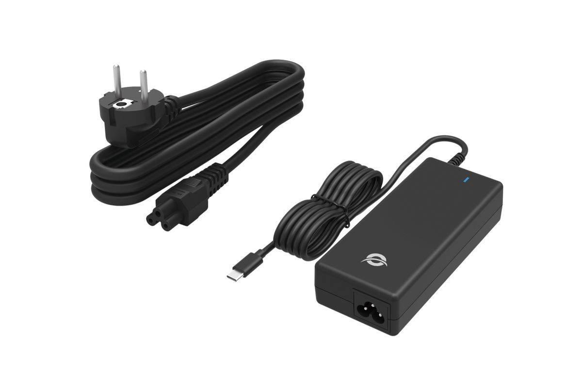 Conceptronic OZUL03BE 100W GaN USB PD Desktop-Ladegerät - Universal - Indoor - 1