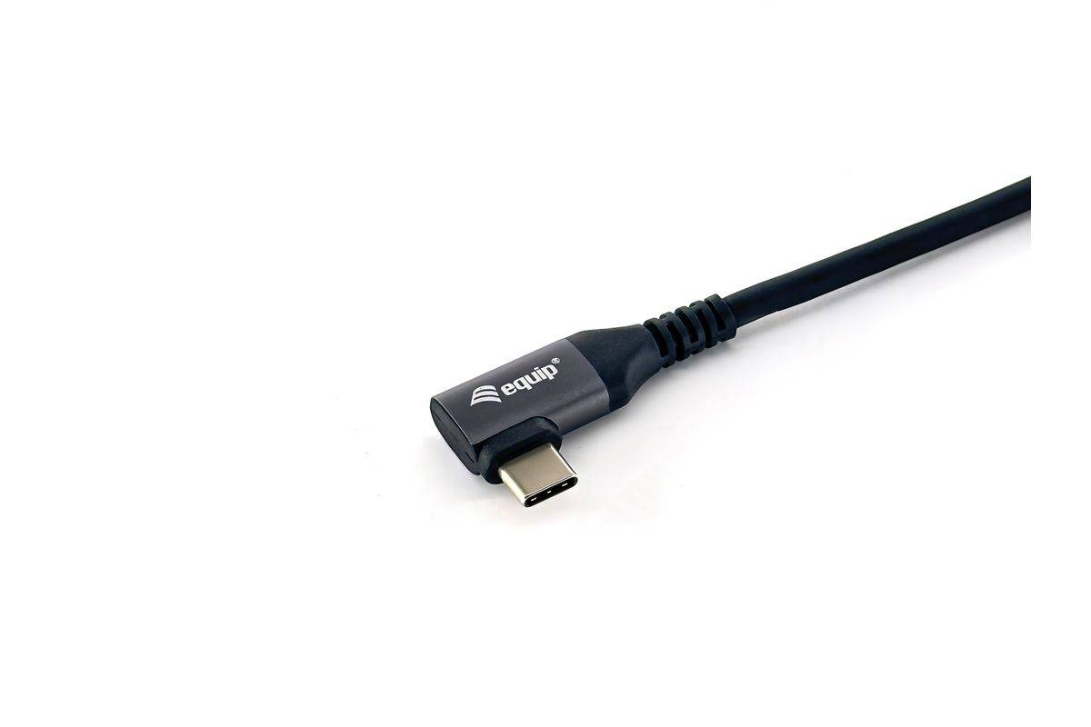 Equip USB 2.0 C auf C 90° abgewinkeltes Kabel - Stecker/Stecker - 1,0 m - 100 W
