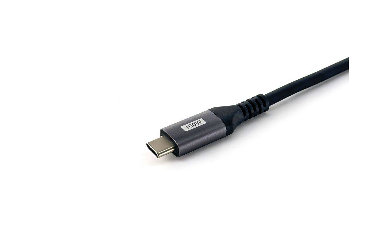 Equip USB 2.0 C auf C 90° abgewinkeltes Kabel - Stecker/Stecker - 1,0 m - 100 W