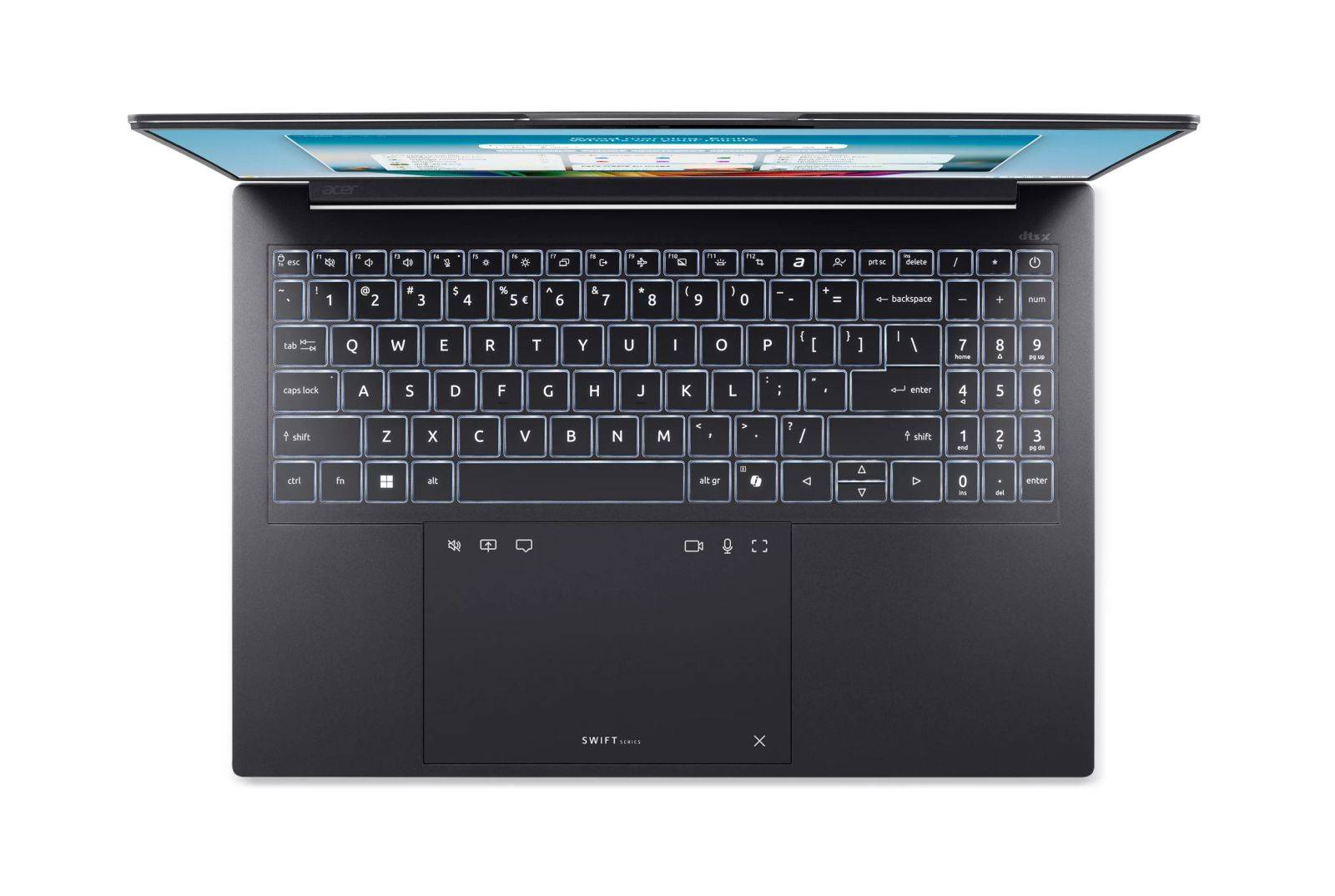 Acer Swift Go 16 AI SFG16-I71 - 180°-Scharnierdesign - Intel Core Ultra 9 386H / 2.1 GHz - Evo - Win 11 Home - Intel Gra