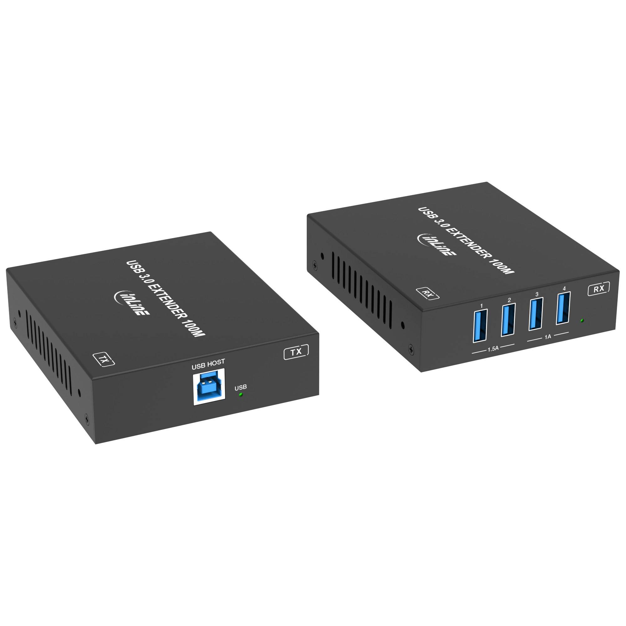 USB Extender - Cat.6 - USB 3.2 - 100m - Set