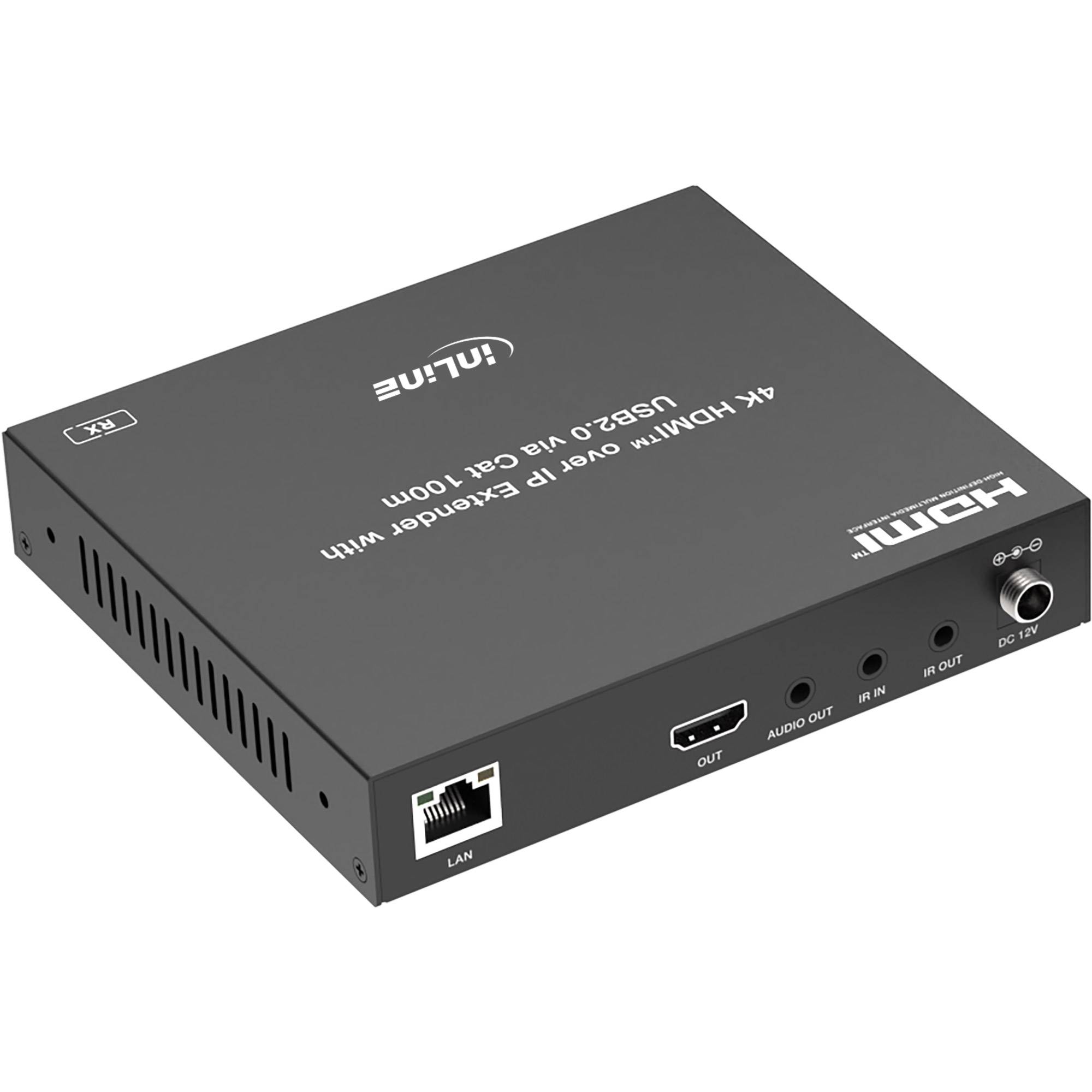 KVM Extender over IP - HDMI 4K/60Hz - 100m - Empfänger (RX)