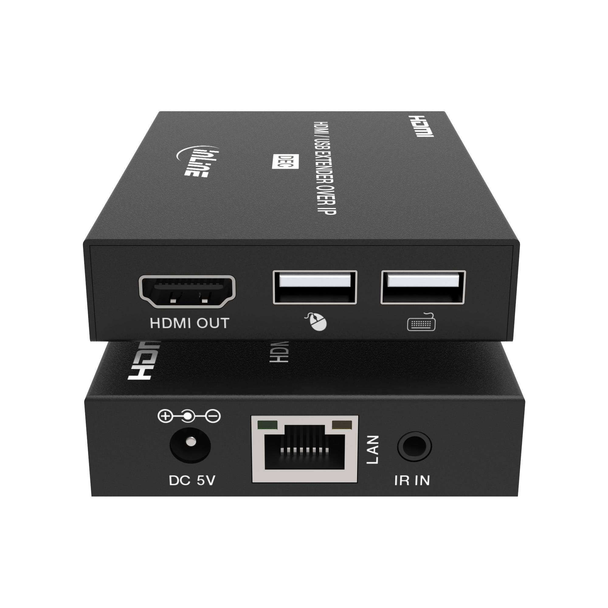 KVM Extender over IP - HDMI Full-HD - 150m - Set