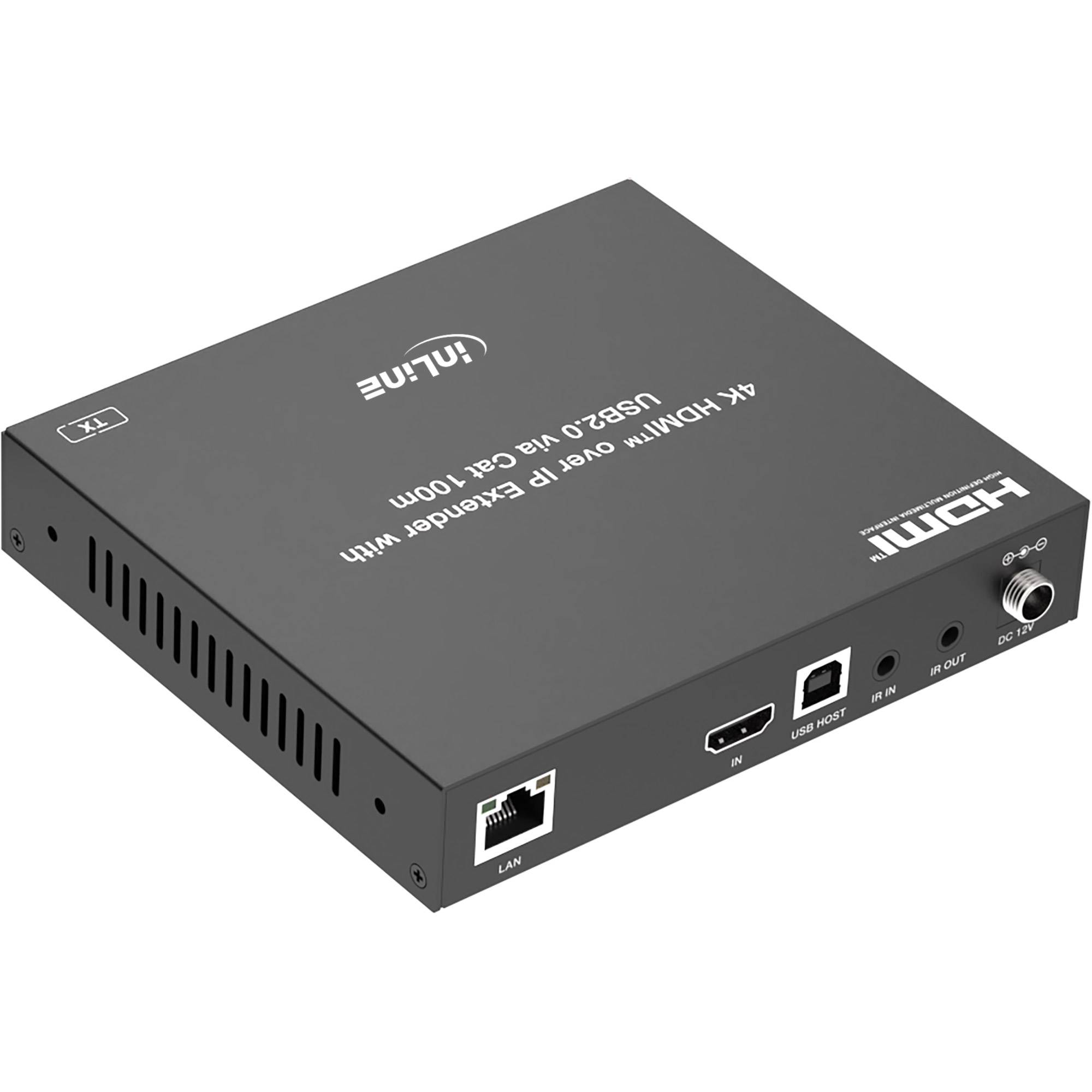 KVM Extender over IP - HDMI 4K/60Hz - 100m - Sender (TX)