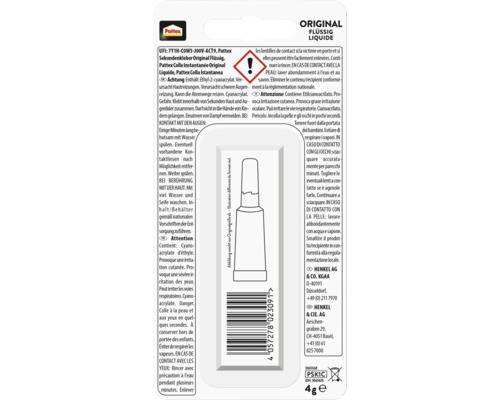 Pattex Sekundenkleber original flüssig 33 % GRATIS - extra schnell, extra stark, unsichtbarer Klebefilm 4 g