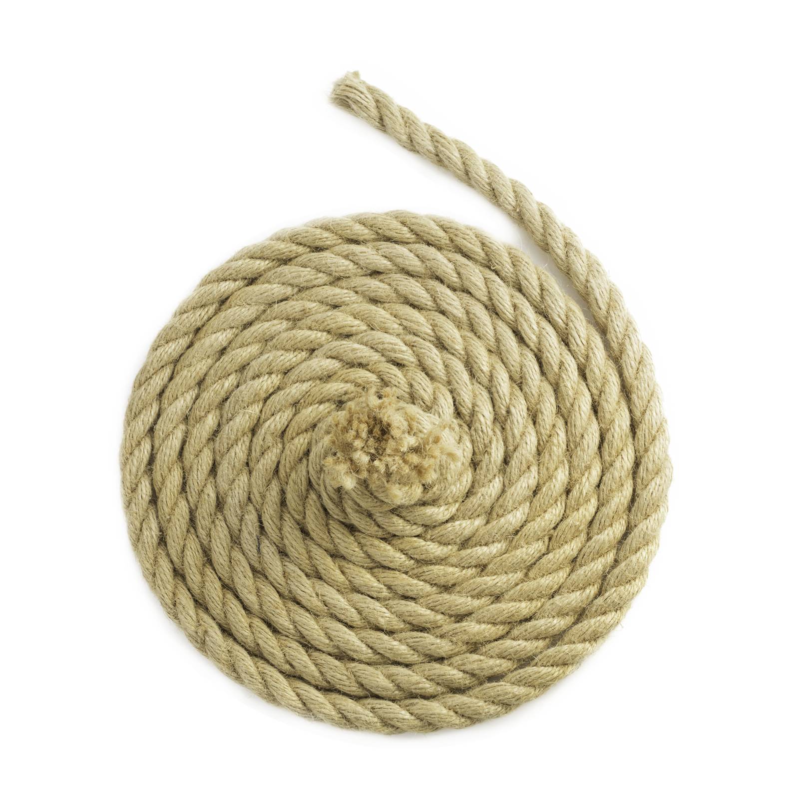 FLOORDIREKT Juteseil Arnold - Robustes Naturseil aus 100 % Jute - Ø 20 mm × 10 m