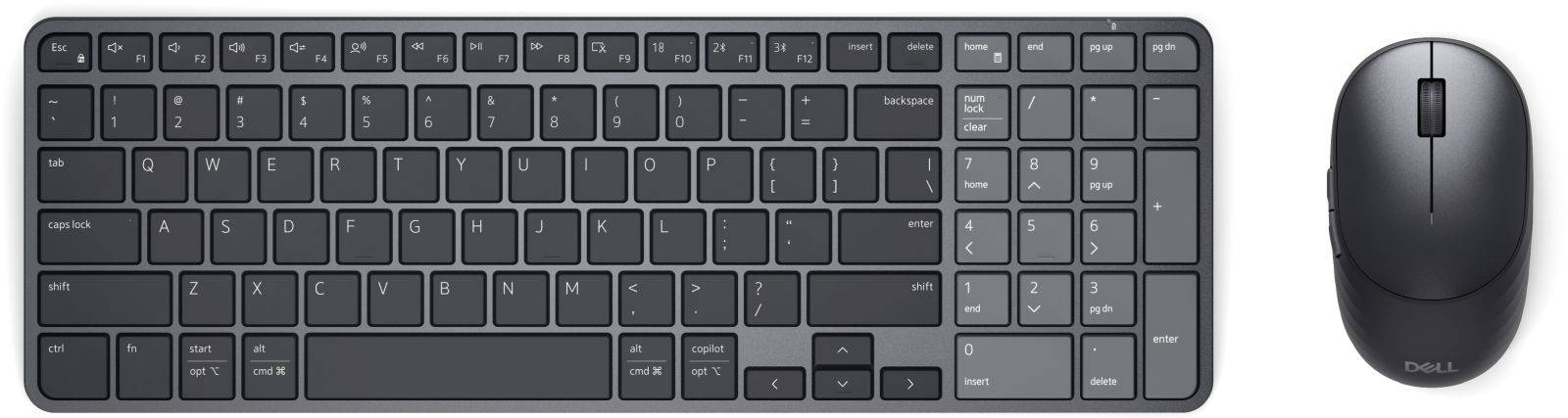 Dell Pro 7 KM746 - Tastatur-und-Maus-Set - wiederaufladbar