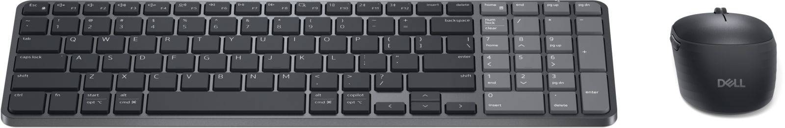 Dell Pro 7 KM746 - Tastatur-und-Maus-Set - wiederaufladbar