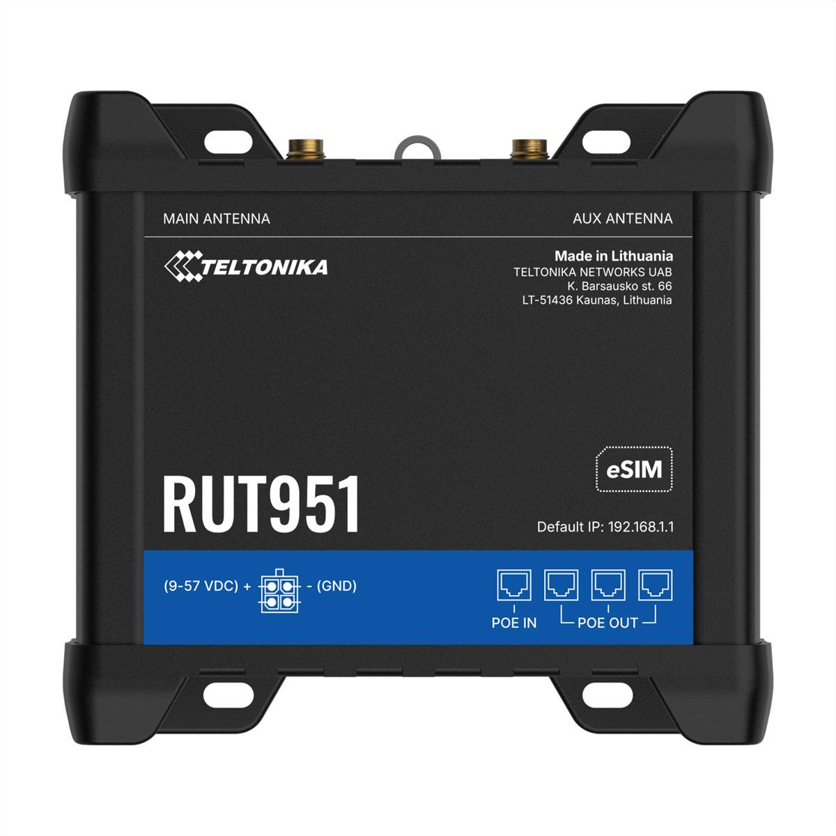 Teltonika RUT951 LTE/4G Router eSIM