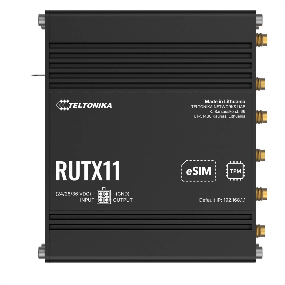 Teltonika RUTX11 4G Router eSIM Industrial Networking WLAN-Router