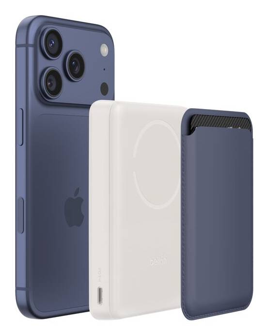 Belkin BoostCharge - Powerbank - dünn - 10000 mAh - 7.5 watt - Fast Charge - 2 Ausgabeanschlussstellen (USB-C)