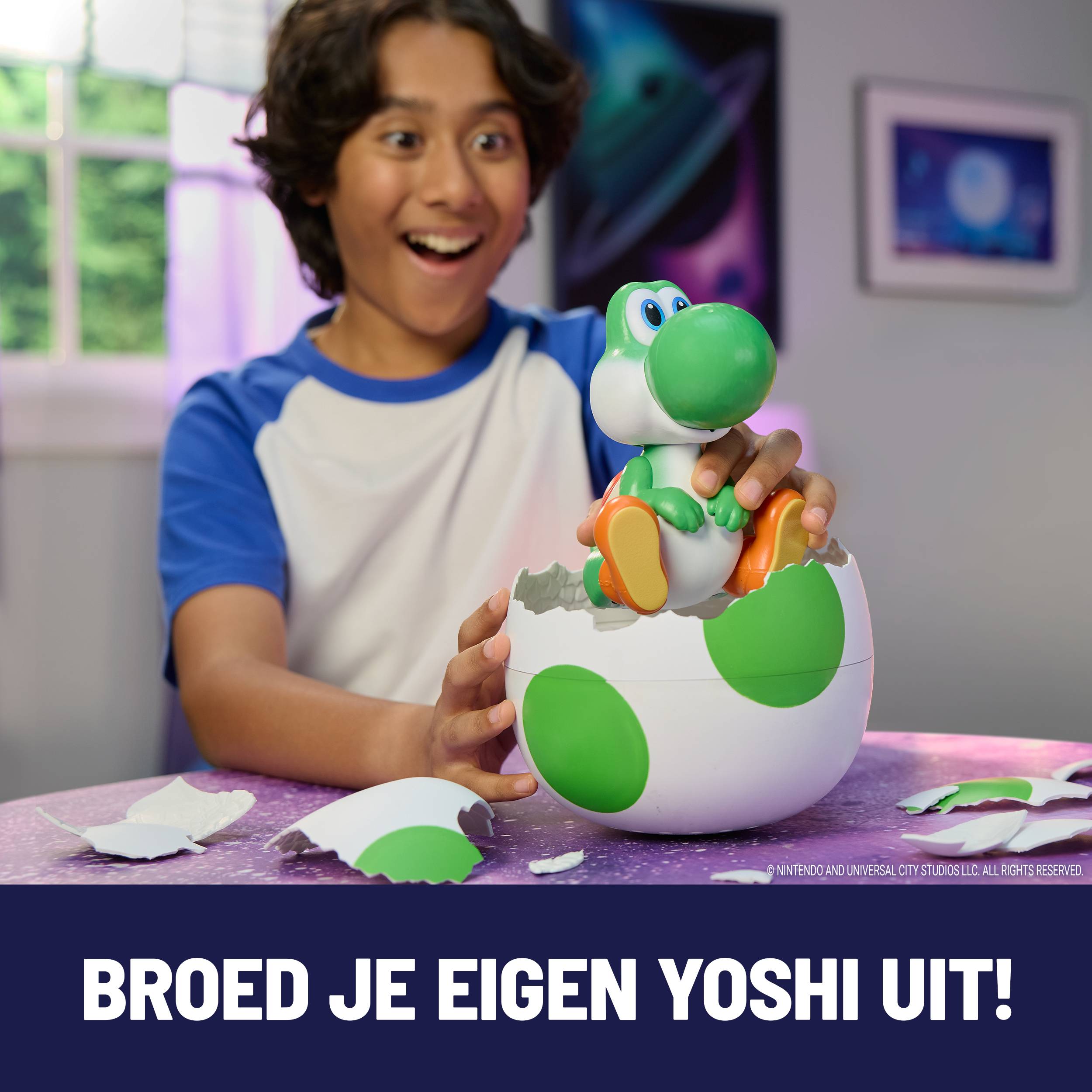 Spin Master Super Mario Galaxy Film, Hatchin' Yoshi, Interaktiver Yoshi im Ei, mit Sound- und