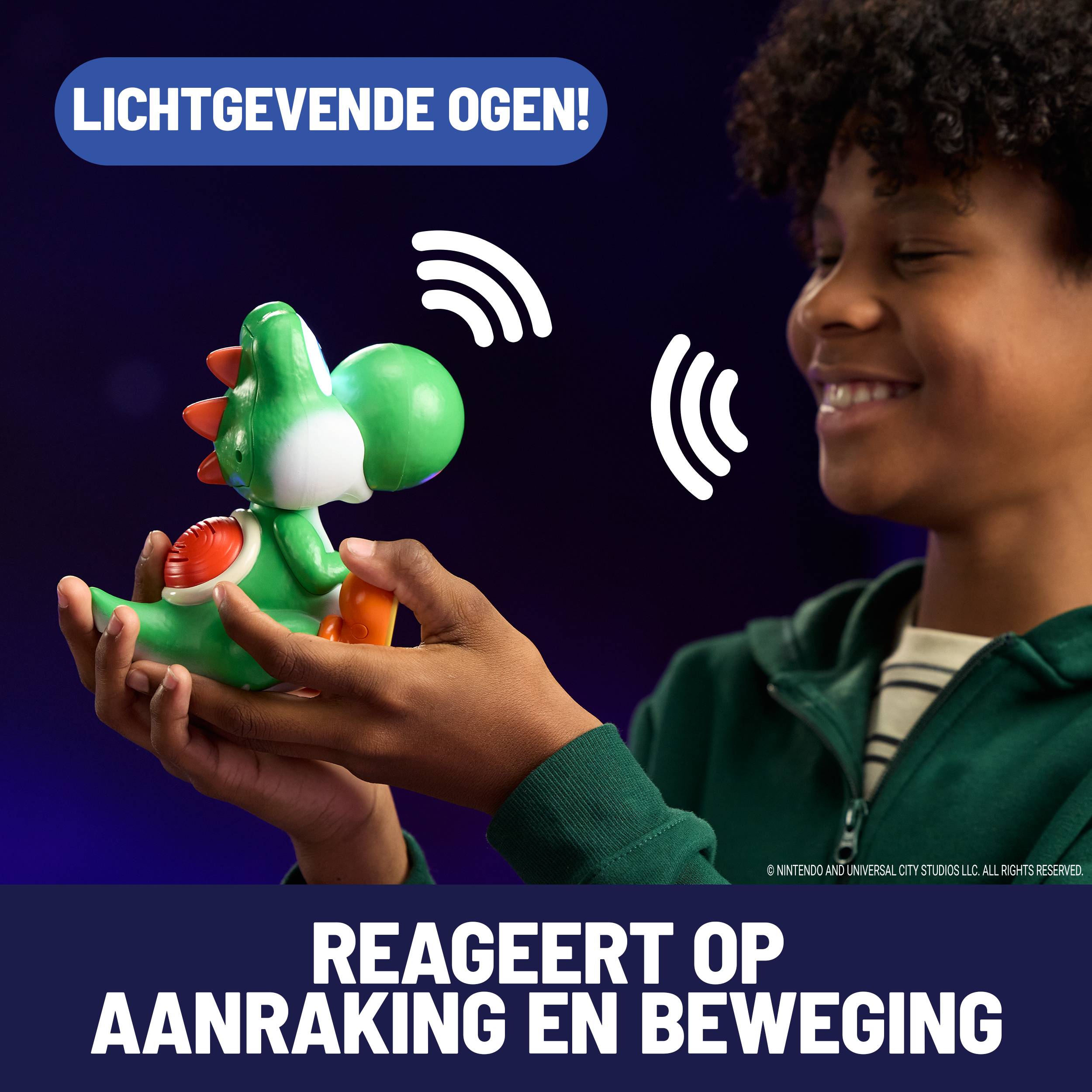 Spin Master Super Mario Galaxy Film, Hatchin' Yoshi, Interaktiver Yoshi im Ei, mit Sound- und